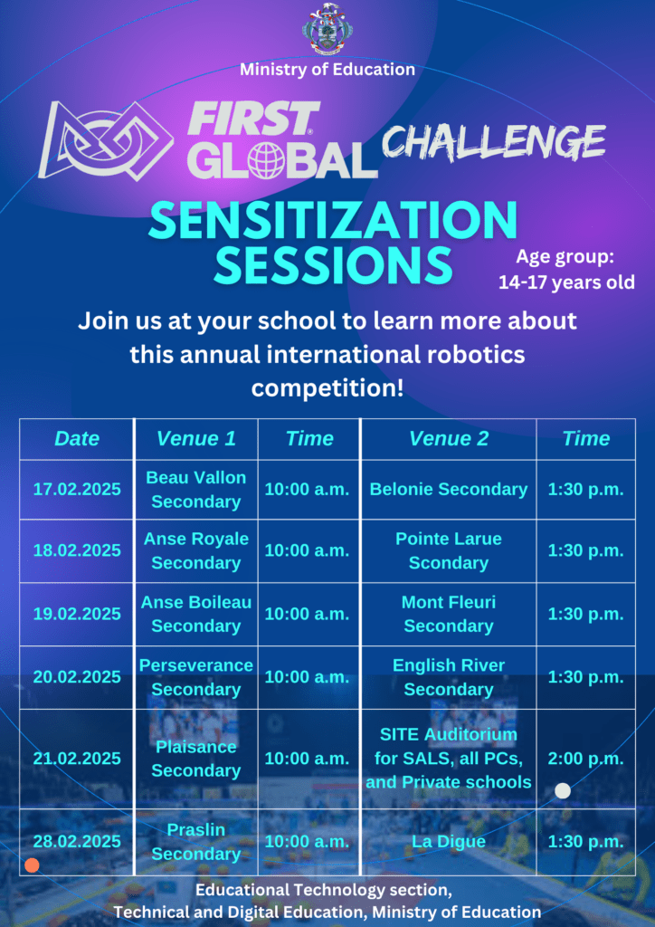 🚀”Sensitization Sessions” – First Global Robotic Challenge 2025 🚀 ...